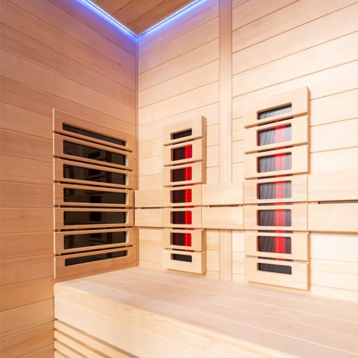 Infrakabina EAGO AWT E1250D-IR hemlock 120×100 bez kamen
