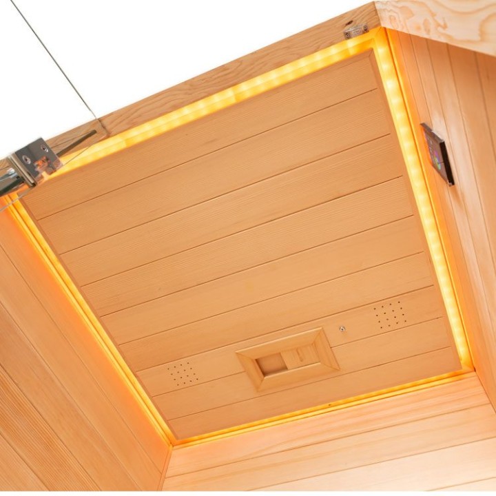Infrakabina EAGO AWT E1250E-IR hemlock 100×100 bez kamen