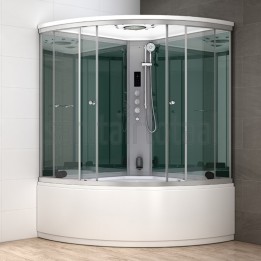 Parní box s hydromasážní vanou Mocoori MODERA 140x140x223,5cm
